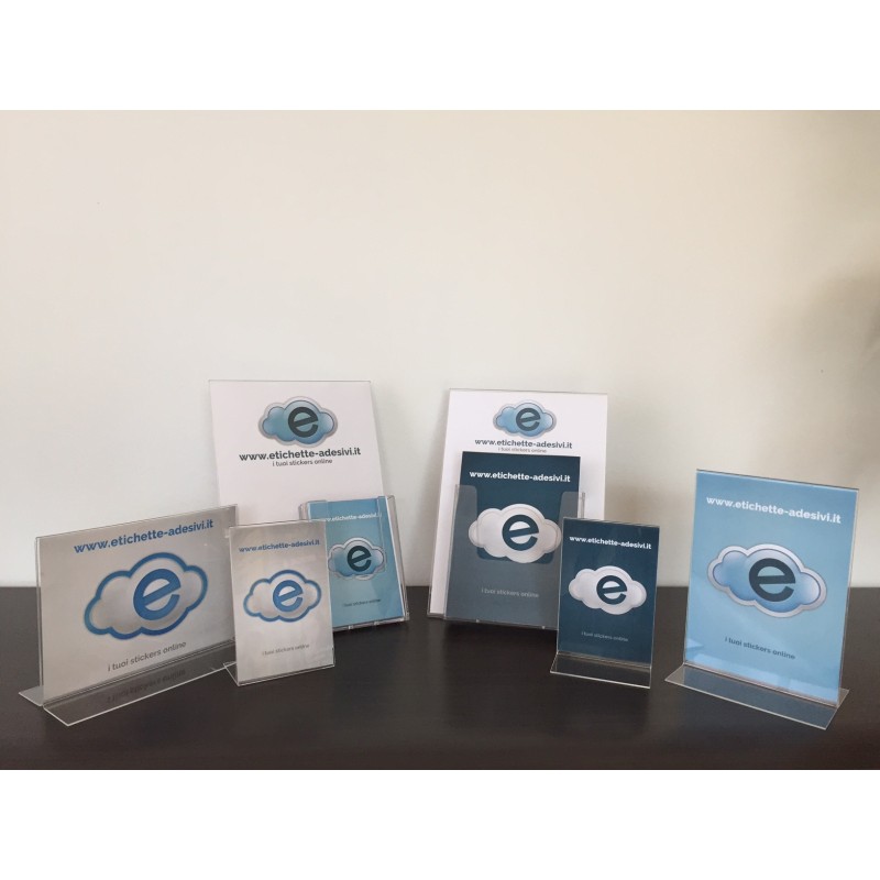 Espositore da tavolo inclinato A4