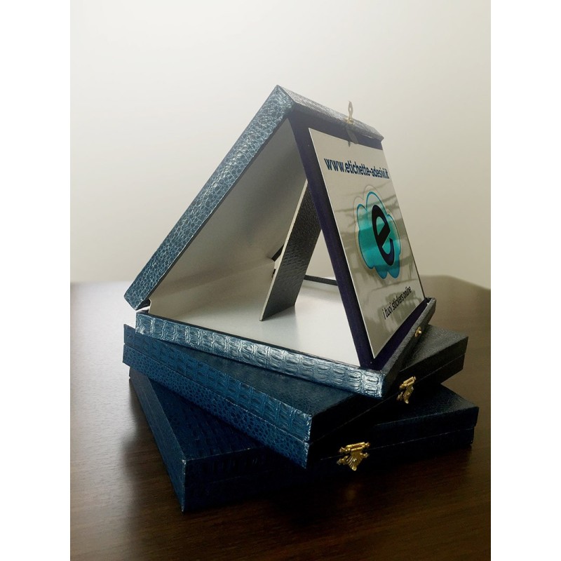 Targa trofeo con astuccio 23x19