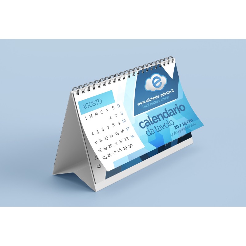 Calendario da tavolo personalizzato 20X13