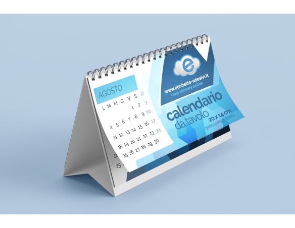 Calendario da tavolo personalizzato 20X13