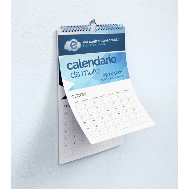 Calendario da muro personalizzato 29,7X42
