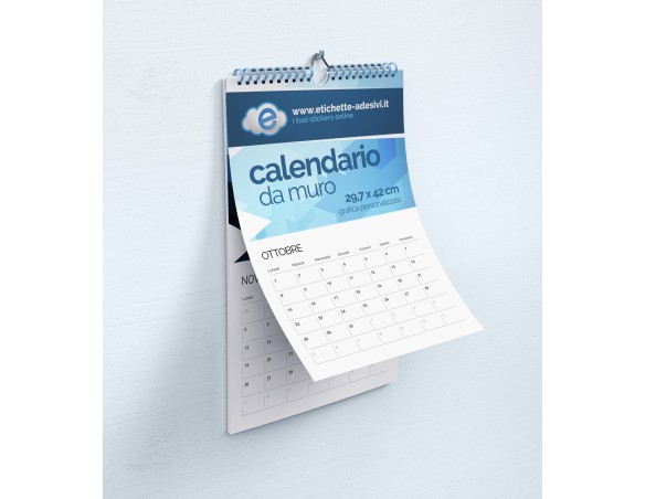 Calendario da muro personalizzato 29,7X42
