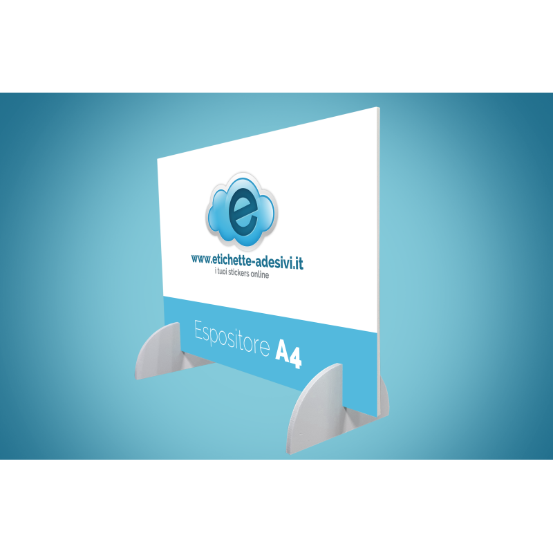 Espositori A4 con piedini