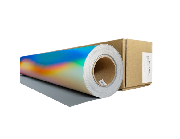 0,8x100m Bobina banner retro grigio 