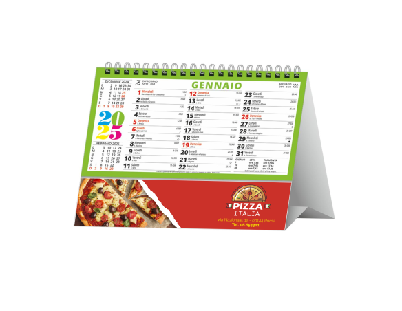 Calendario da Tavolo illustrato