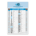 Calendario da muro "olandese medio easy"