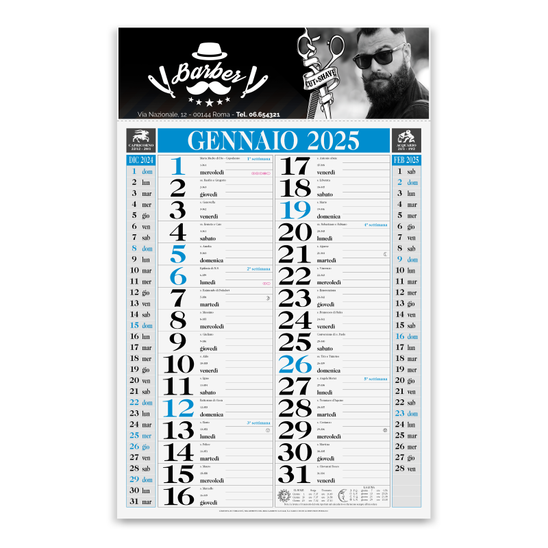Calendario da muro "olandese medio easy"