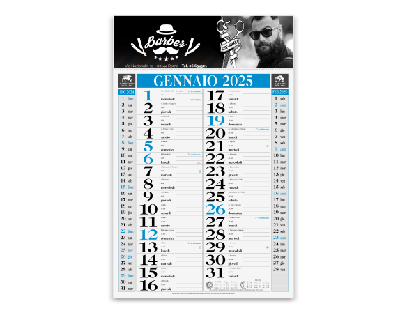 Calendario da muro "olandese medio easy"