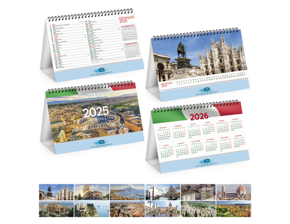 Calendario da Tavolo illustrato