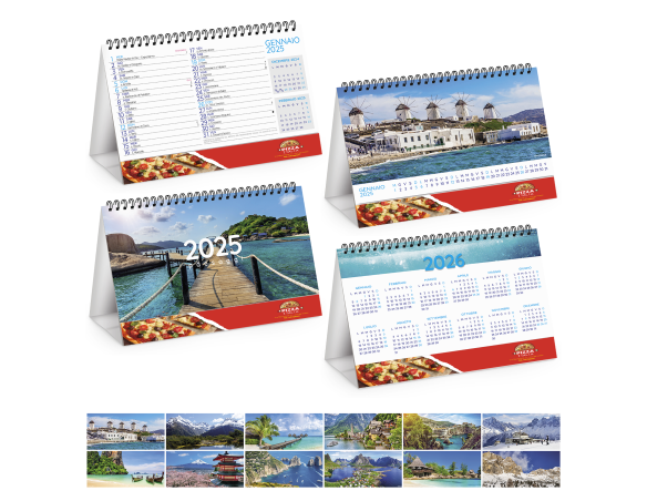 Calendario da Tavolo illustrato