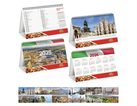 Calendario da Tavolo illustrato