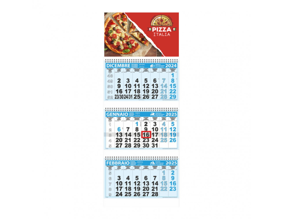 Calendario da muro Trittico