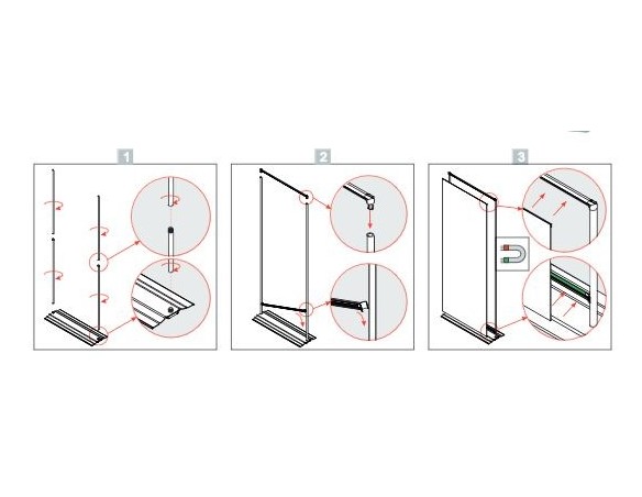 Espositore magnetico